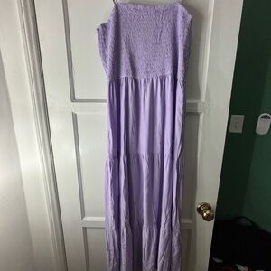 Lavender Sleeveless Maxi Dress